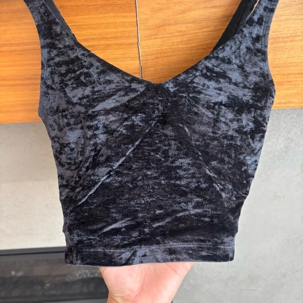 Lululemon Special Edition Align Tank Crushed Velvet, Size 4
